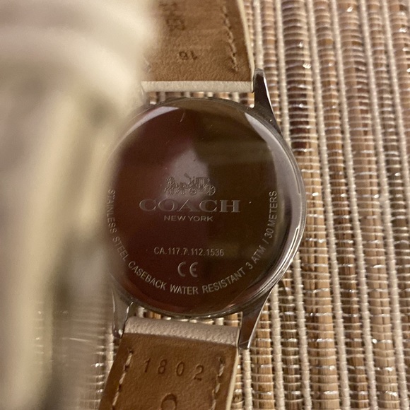 Coach white Heart and Stars Watch - Picture 6 of 8